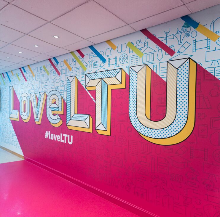 Leeds Trinity University &mdash; LTU Student Engagement campaign visuals